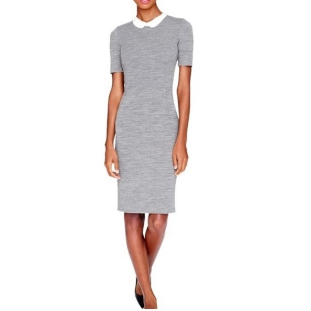 J. Crew Peter Pan Collar Wool Dress size 2